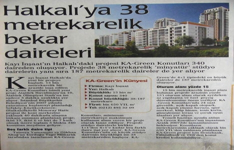 2006 yılında Ka-Green Konutları nın temeli atılmış!