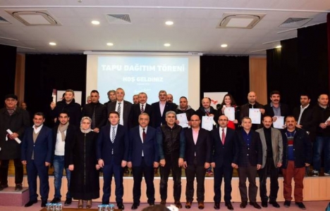 Sancaktepe’de 204 tapu hak sahiplerine teslim edildi!