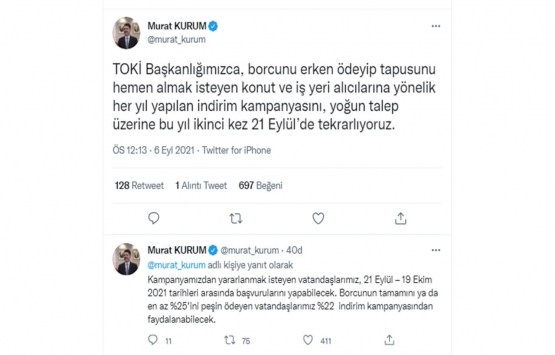 TOKİ den 2021 de ikinci indirim kampanyası geliyor!