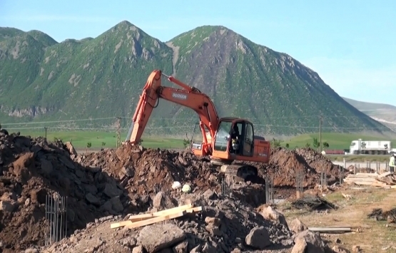Bitlis'te Tekstil Kent inşaatı devam ediyor!