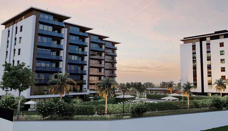 Antalya Terra Modern yüzde 70 peşin 6 ay vade avantajıyla satışa çıktı! Yeni proje!