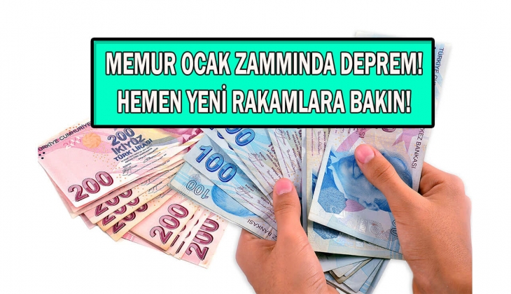 Memur ve memur emeklisinin Ocak zammı kaç lira olacak? Memur ve memur emeklisi maaşı resmen hesaplandı! Gören şok oldu!