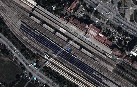 Ankara YHT Garı harita!