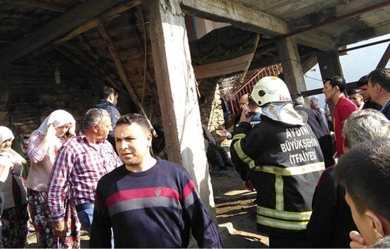 Aydın'da evin zemini çöktü: 3'ü ağır 10 yaralı! 
