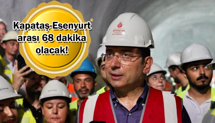 İstanbul'un batısına ilk metro geliyor! Mahmutbey-Bahçeşehir-Esenyurt Metro Hattı'nın yüzde 25'i tamamlandı!