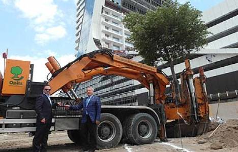 Folkart Yapı yarım asırlık 65 ağacı Folkart Towers'a taşıyor!