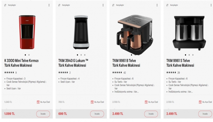 Stoklarla sınırlı: Arçelik kahve makinelerinde büyük indirim!