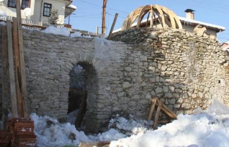 Tarihi Bağlar Hamamı'nda restorasyon çalışması devam ediyor!