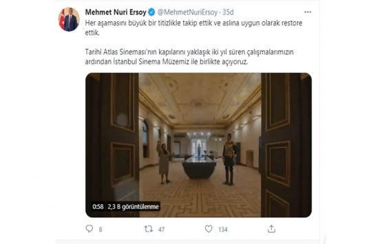 Atlas Sineması, İstanbul Sinema Müzesi ile birlikte açılacak!