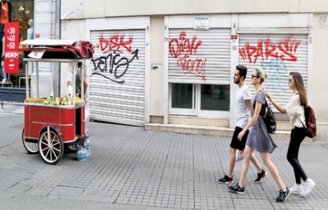 Ünlü caddelerde kiralar düştü ama boş mağazalar arttı!