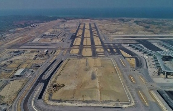 3. havalimanı tarihi sefer öncesi havadan görüntülendi!