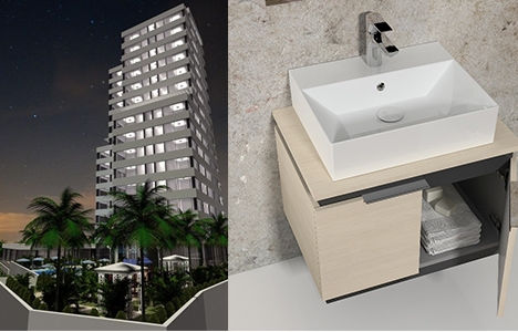 Eagle Residence'ın banyolarına ISVEA imzası!