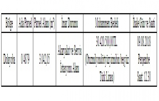 Pendik Belediyesi nden 30.4 milyon TL ye satılık arsa!