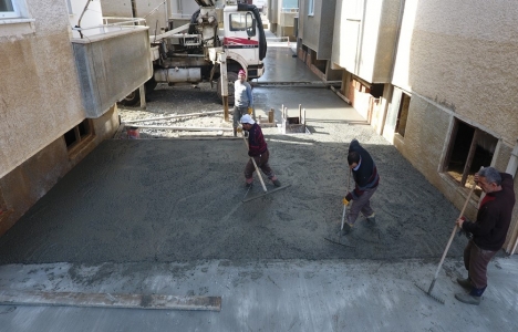 yalıkent sitesi betonlama çalışmaları