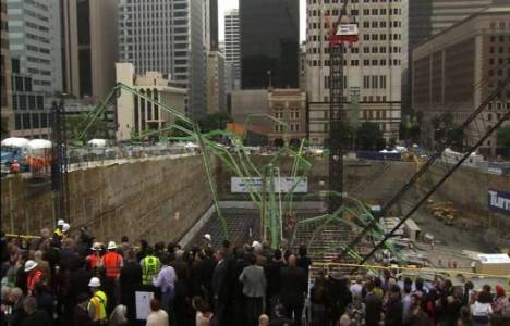  Wilshire Grand Center'ın temel atma töreninde rekor kırıldı!