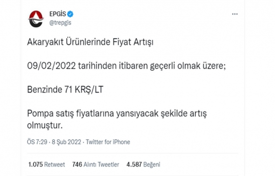 Benzine yeni zam geldi! Zamdan sonra benzin ve motorin fiyatları ne oldu?