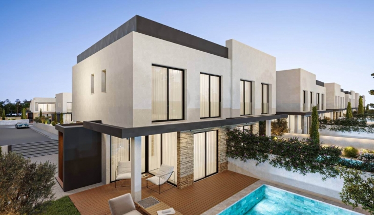 Kıbrıs ta 37 villadan oluşan MARE Villas ta fiyatlar 475 bin Avro dan başlıyor!