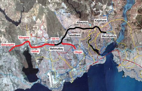 Mecidiyeköy Mahmutbey metro hattı 48 ayda tamamlanacak!