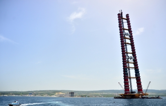 1915 Çanakkale Köprüsü nün son çelik blok montajı yapıldı!