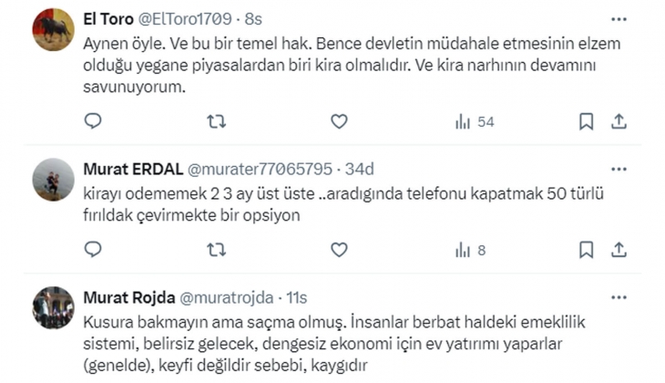  Kimse keyfinden kiracı olmuyor, ama keyiften ev alıp yatırım yapılıyor dendi: Ev sahiplerinden tepki gecikmedi!