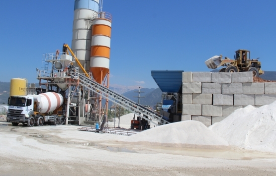 Finike Belediyesi beton santralinin kapasitesini artırdı!
