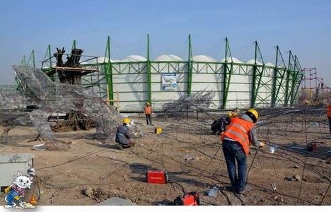 Ankapark dinozor ve dijital oyun çadırları yükseliyor!