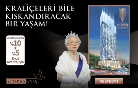 Queen Central Park'ta 1+0 daireler 535 bin TL!
