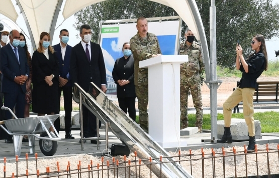 Azerbaycan Zengilan da yeni havalimanının temeli atıldı!