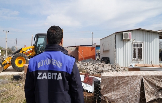 Diyarbakır Bağlar da kaçak yapılar yıkılıyor!