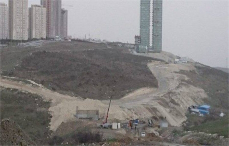 Ispartakule Bahçeşehir yolunda köprü ayakları yapılıyor!