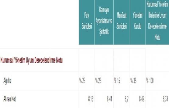 İhlas ın Kurumsal Yönetim İlkelerine Uyum Notu revize edildi! 