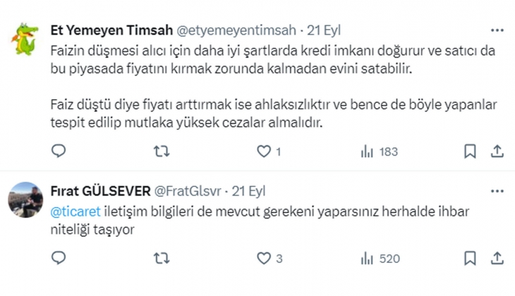 Satılık ev ilanında şaşırtan not: Fiyatımız 1 ay için geçerlidir. Faizler düşmeye başladığında fiyatımız artacaktır!