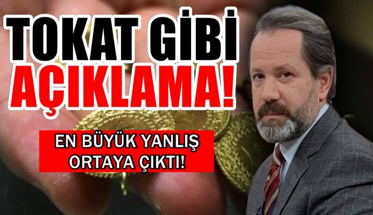 Gram altında doğru bilinen yanlış ortaya çıktı! Bunu yapan çok büyük zarar ediyor! Tokat gibi açıklama...