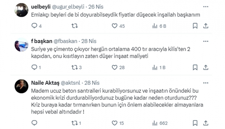 Gaziantep Şahinbey Belediye Başkanı ndan çimentoculara sert çıkış: Fiyatlar düşmezse, kendi beton santralimizi kuracağız
