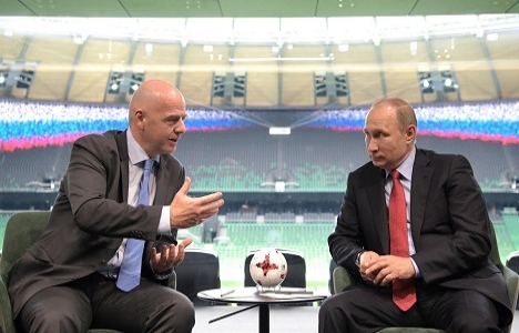 Vladimir Putin'den Krasnodar Arena'ya tam not!