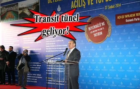 Kadir Topbaş: Haramidere’den Beylikdüzü’ne tünel yapacağız!