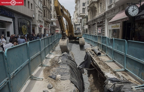 İstiklal Caddesi'nde çalışmalar 31 Aralık'ta bitecek!