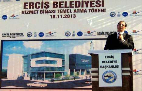Van Erciş'e modern belediye hizmet binası yapılıyor!