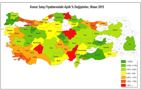 REIDIN Türkiye konut fiyat endeksleri Nisan ayı raporu açıklandı!