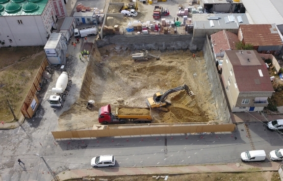 Başakşehir Güvercintepe Gençlik Merkezi’ndeki hafriyat çalışmalarında sona gelindi!