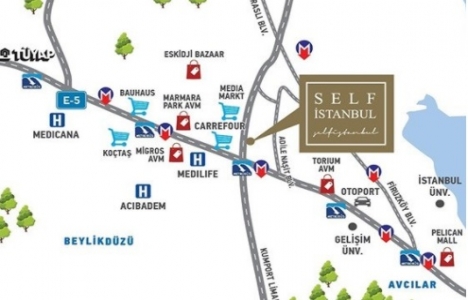 E-5 yakınındaki markalı 15 konut projesi!