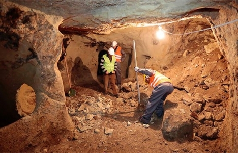 Nevşehir yeraltı şehri temizleniyor!