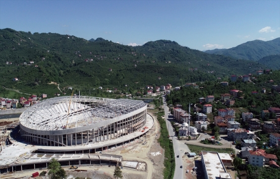 Giresun Çotanak Stadı yıl sonu tamam!