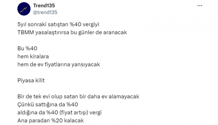 Ev alıp kiraya vermek cazibesini yitirdi, kira öder gibi taksitle konut alma ihtimali kalmadı!