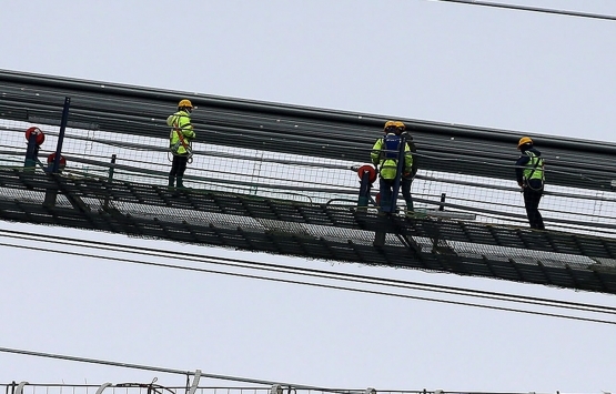 1915 Çanakkale Köprüsü nde çalışmalar hız kesmiyor!