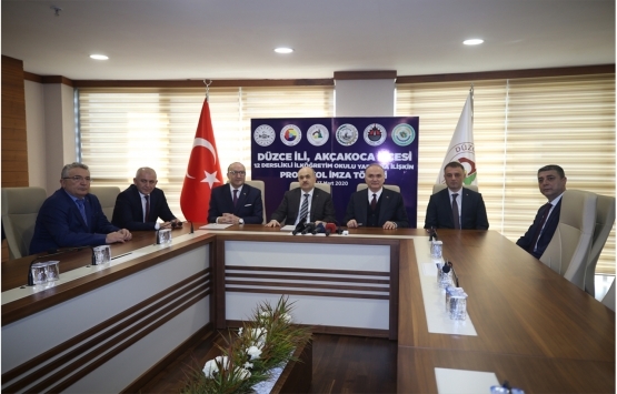 TOBB selden etkilenen Akçakoca'da okul yaptıracak!