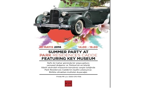 Park Residences Cadde'de klasik otomobiller sergilenecek!