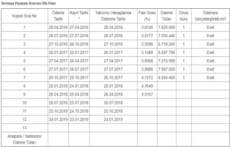 Rönesans Holding in 9. kupon faiz oranı 4,5107!