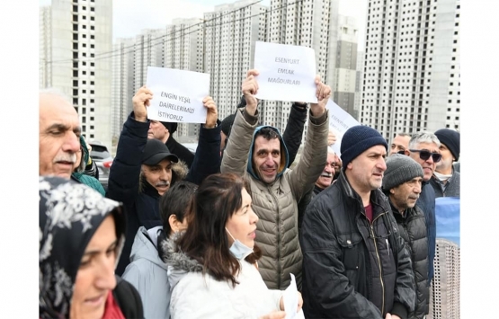 Konut mağdurları Esenyurt ta eylem yaptı!