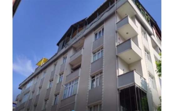 Güngören de boşaltılan 4 katlı bina mühürlendi!